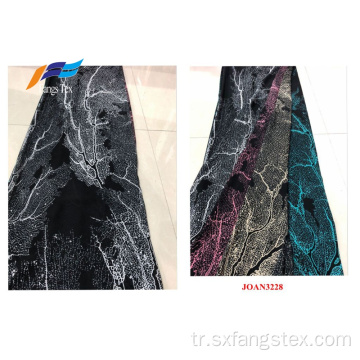 Afrika Ucuz Baskılı% 100 Polyester Şifon Abaya Kumaş